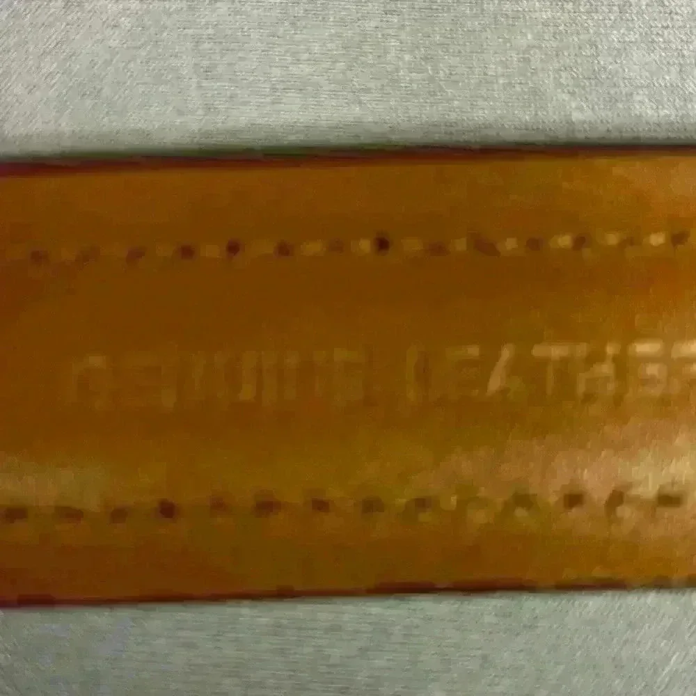 Men's 40 x 1 inch Chaps Leather Belt in Cognac in